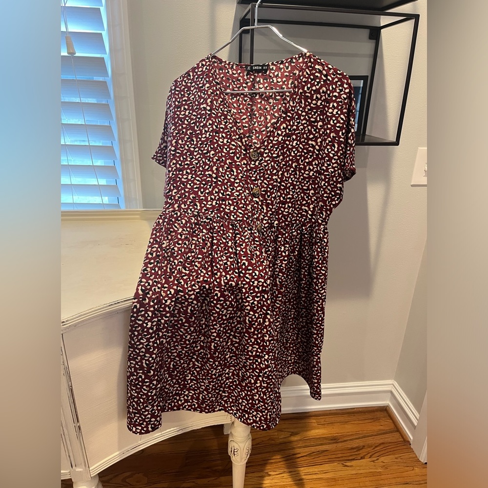 Ladies XS animal print summer dress